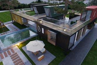 design and render  exterior