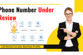 show your business phone number in your profile