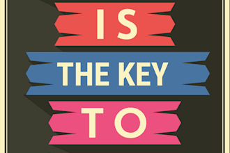 design a typography poster, wall art and motivational quotes