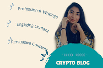 crypto blog writing for you