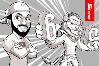 draw a sketch and illustration for you