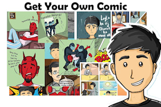 draw a cartoon comic short comic strip