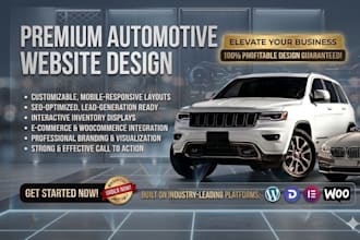 build automotive dealership website that generates leads