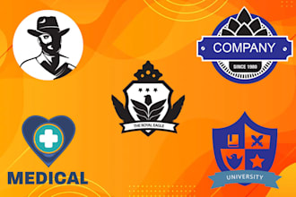 create minimalist premium logo design
