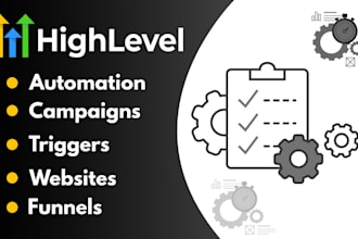 set up gohighlevel, zapier, and automation workflows for your business