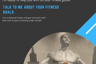 be your personal trainer, nutritionist and 1 on 1 expert