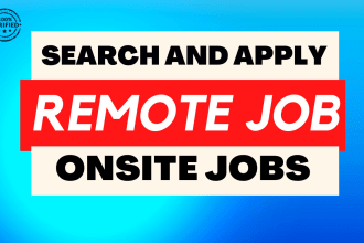 apply for jobs, remote jobs, or other job applications