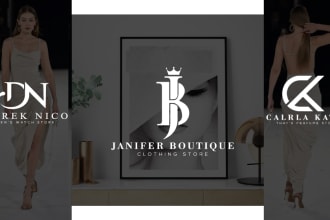 do modern minimalist luxury fashion clothing beauty brand business logo design