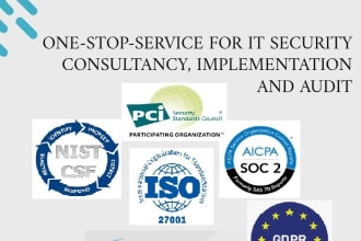 do IT security policy, iso 27001, pcidss, gdpr, soc2 service