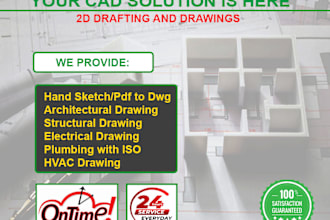 prepare architectural and construction drawings