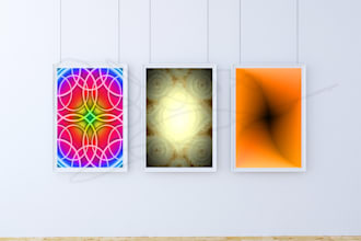 design abstract portrait and wallpapers