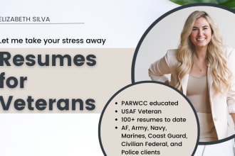 build a civilian resume for transitioning military veterans