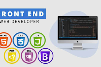 create responsive, attractive, website using scratch