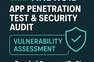 do android mobile app penetration test, security report