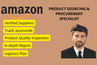 be your product sourcing agent for amazon fba fbm products at alibaba suppliers