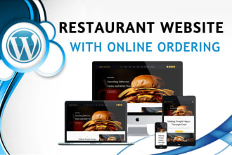 create restaurant website with online food ordering system