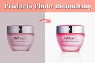 edit and retouch cosmetic products photo professionally