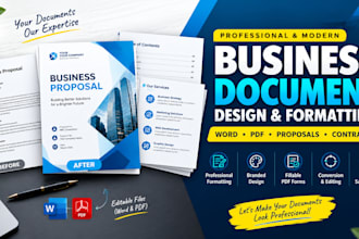 format and redesign professional business documents