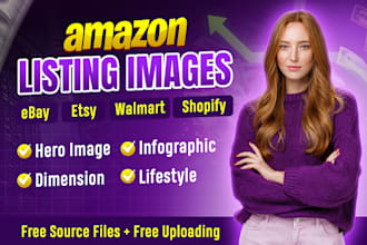 design amazon infographic and listing images