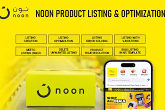 do listing creation on noon