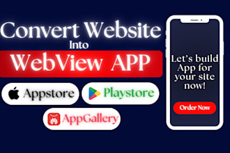 convert website to app, android webview, ios webview