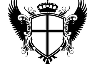 design super crest and heraldic logo for your business
