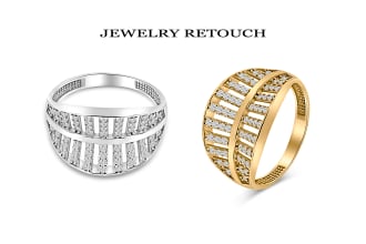 do high end jewelry retouch like super quality