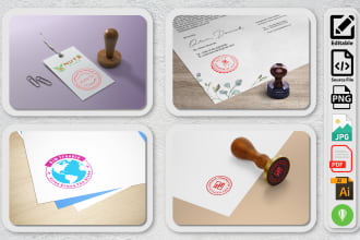 design digital rubber stamp with realistic appearance