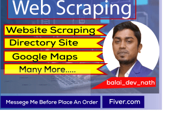do data mining or be your professional web scraper