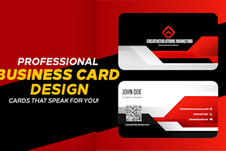 design luxury business cards and company logo for you