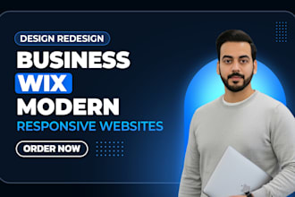 design or redesign responsive wix websites