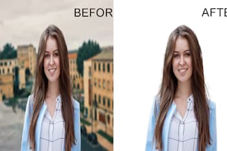do unlimited images background removal with quick delivery