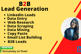 do b2b targeted lead generation, prospect list building