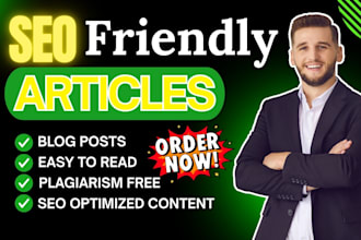 write and publish SEO friendly articles or blog posts for adsense approval