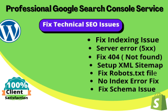 fix index coverage errors in google search console within 24 hours