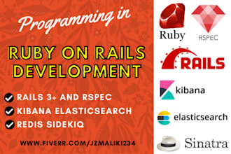 be ruby on rails rspec sidekiq elasticsearch project programming tasks