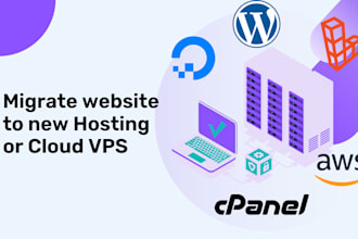 install or migrate your website to the new server