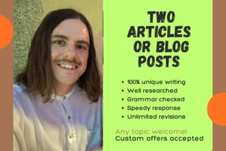 write high quality articles and blog posts