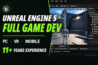 develop unreal engine game ,ar,VR, metaverse experience