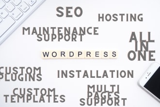 develop portfolio websites in wordpress with optimized SEO