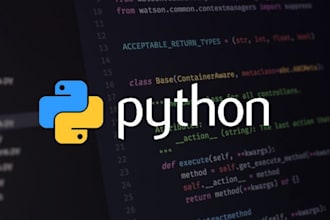 help you with python projects and programs