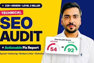 do technical SEO audit and complete website audit report