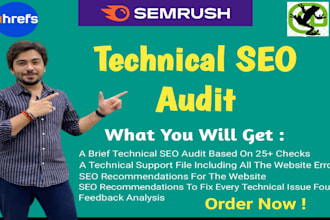 do a complete manual on page and technical website SEO audit