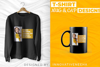 design cool tshirts mugs and caps
