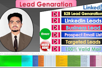 do b2b lead generation, mail finder and linkedin leads