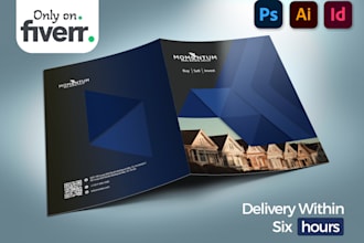 design presentation folder within a few hours