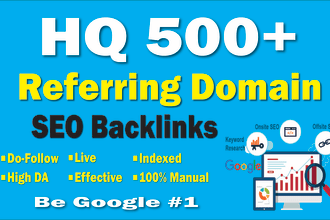 create dofollow referring domain SEO backlinks