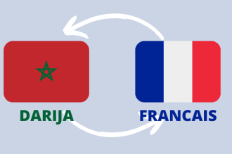 translate texts,audios and videos from moroccan dialect to french or english