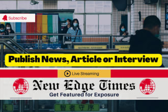 publish article or interview on newspaper website