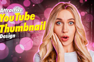design an attractive youtube thumbnail
